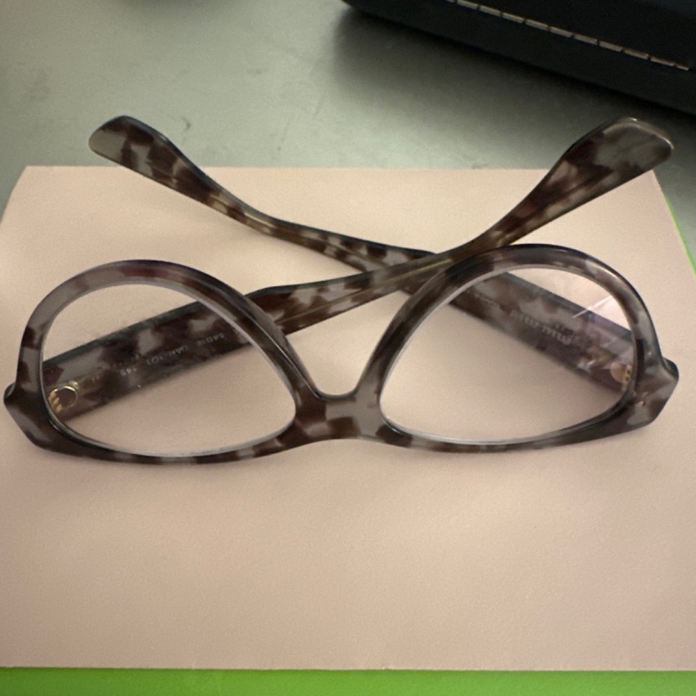 Authentic Miu Miu Tortoise Eyeglass Frames - image 2